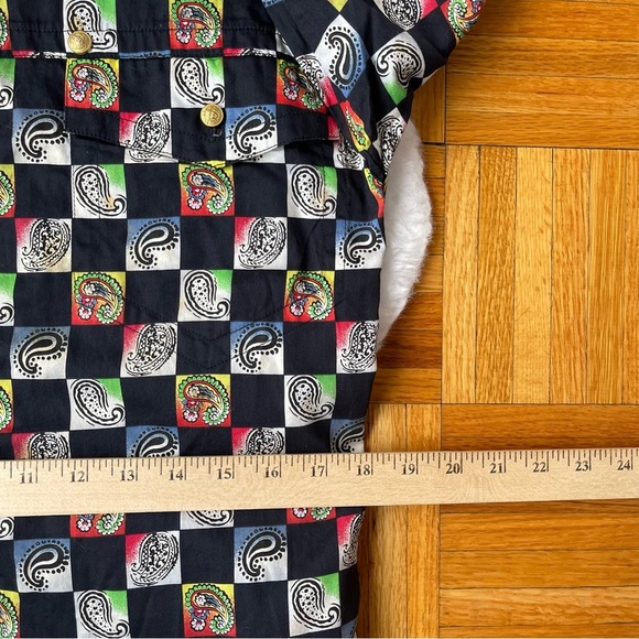 GIANNI VERSACE vintage shirt with gold buttons - Picture 12 of 12